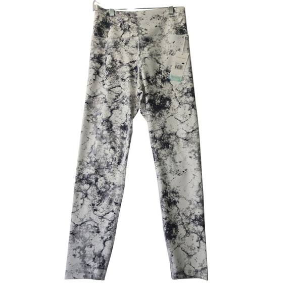 Balance Collection Women's YOGA LARGE Marble  High Waisted Activewear Leggings - Picture 1 of 7